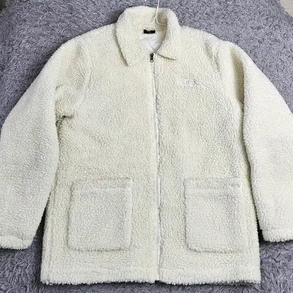 [BUNJANG] FCMM Fleece Zip-Up Jacket Ivory M / (R2)FCMM 후리스 집업 자켓 아이보리 M