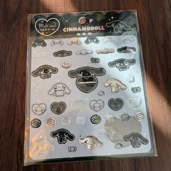 [BUNJANG] Sanrio Cinnamoroll Black Sticker / 산리오 블랙 스티커(시나모롤
