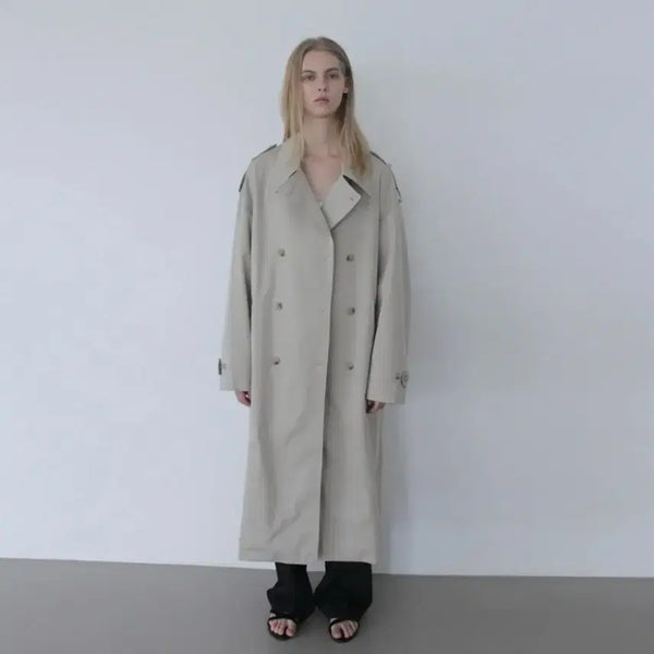 [BUNJANG] Long Trench Coat / 에서 롱트렌치 코트