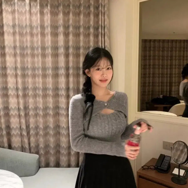 [BUNJANG] ONT BETTY Bolero & Bustier Set / 온트 베티 볼레로&뷔스티에(세트)