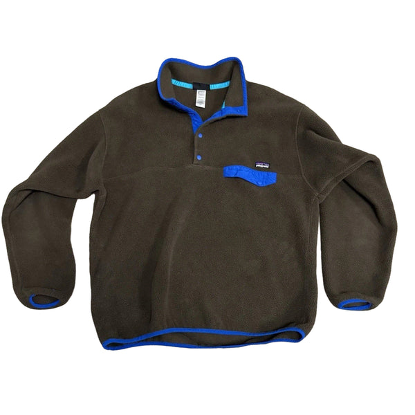 [BUNJANG] Patagonia 10s Synchilla Snap-T Pullover Brown Blue L / 10s 파타고니아 신칠라 스냅-T 브라운 블루