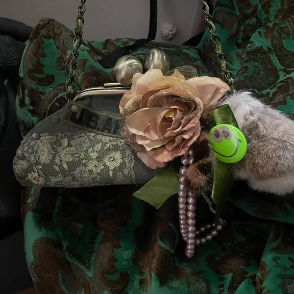 [BUNJANG] Guriguri Handmade Chain Shoulder Bag / guriguri 구리구리 핸드메이드 체인 핸드백