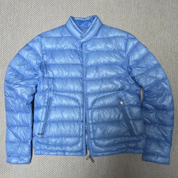 [BUNJANG] Moncler Lightweight Down Jacket Blue Size 3 / 몽클레어 경량 패딩 (백화점 정품, 3사이즈)