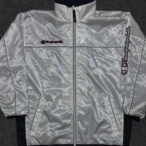 [BUNJANG] Champion Big Logo Windbreaker Jacket / 챔피온 빅로고 윈드브레이커 자켓