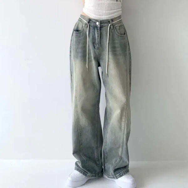 [BUNJANG] Y2K String Jeans / 스트링 청바지y2k