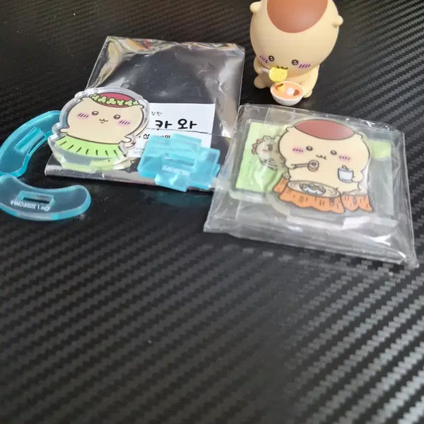 [BUNJANG] Kurimanju Sofubi Figure and Acrylic Stand Set / 쿠리만쥬