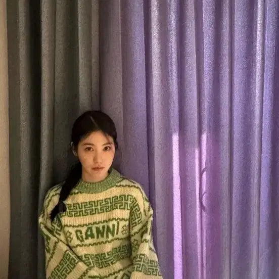 [BUNJANG] GANNI Logo Knit Pullover / 가니 니트 풀오버