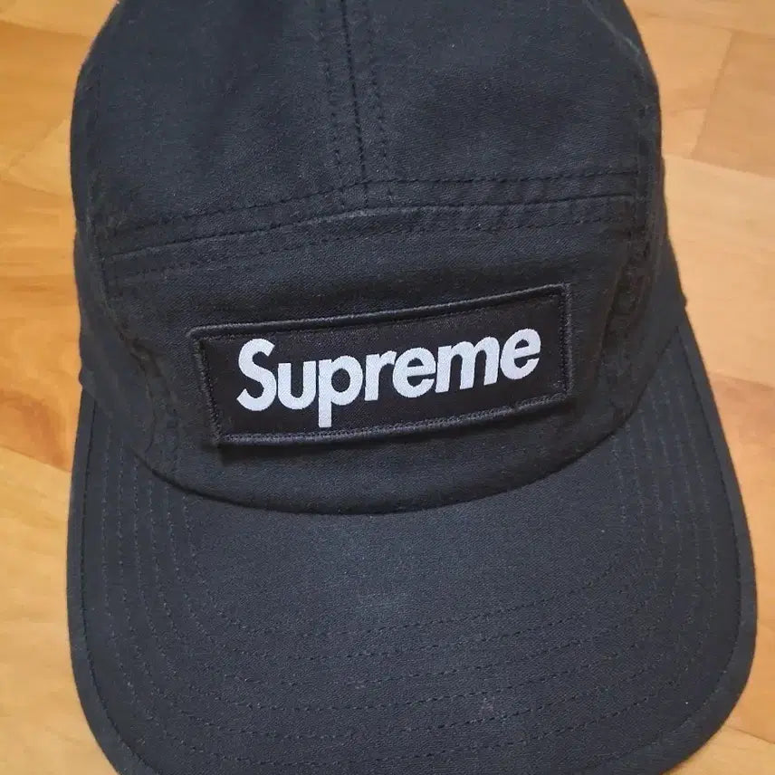 [BUNJANG] Supreme Black Camp Cap / 슈프림 캠프캡 블랙 사용감없음