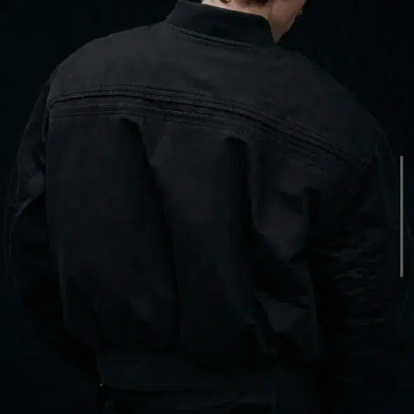 [BUNJANG] Nonnode Jeanne Bomber Black Size 2 / 논노드 준느 봄버 2사이즈
