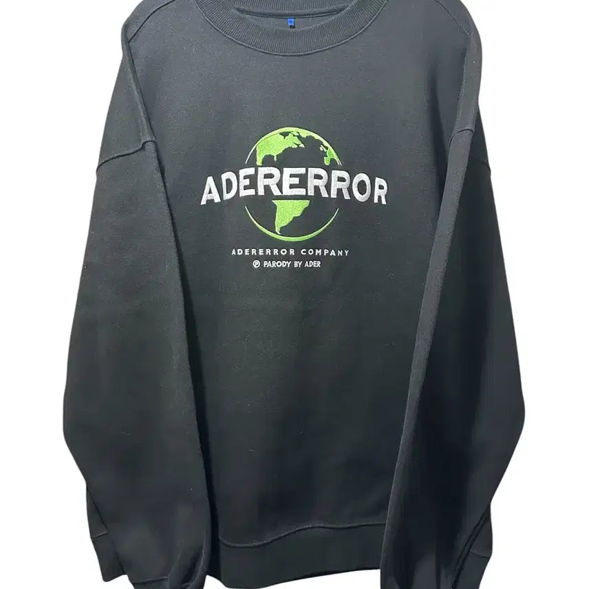 [BUNJANG] Ader Error Universal Sweatshirt Black / 아더에러 유니버셜 맨투맨 블랙 a1