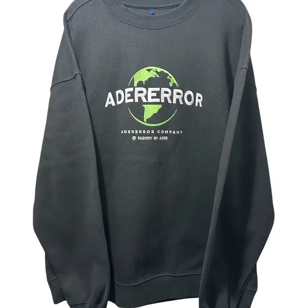 [BUNJANG] Ader Error Universal Sweatshirt Black / 아더에러 유니버셜 맨투맨 블랙 a1