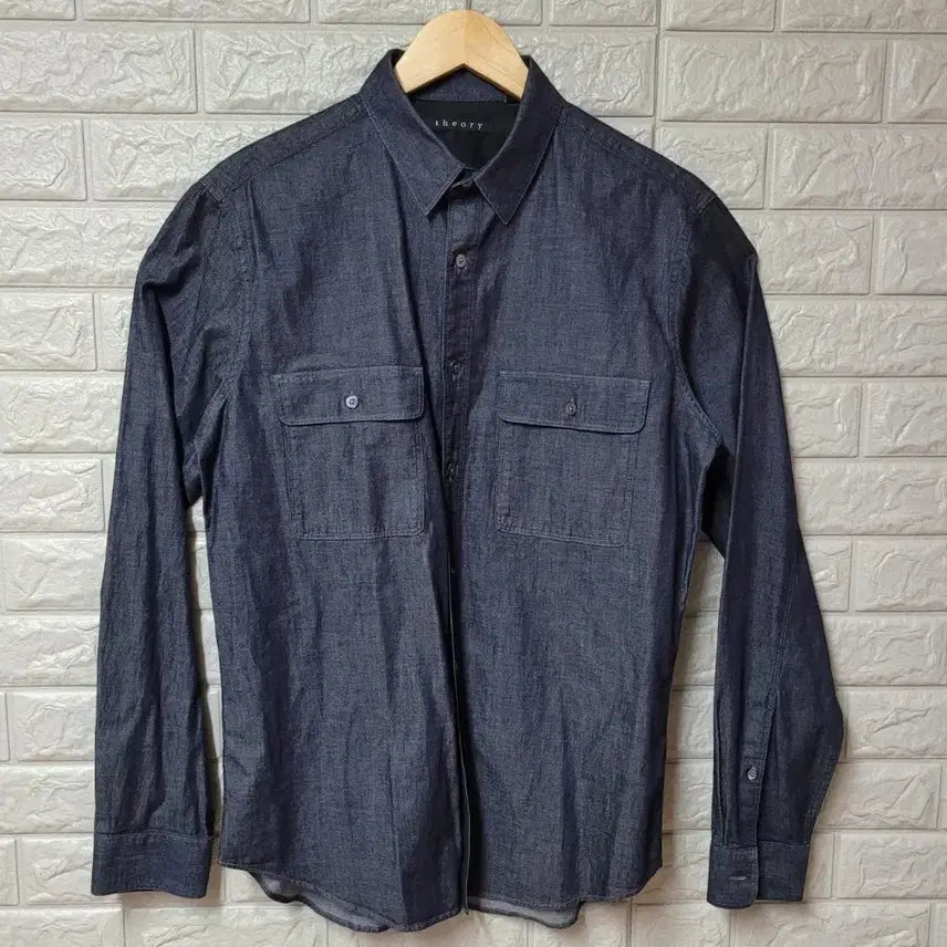 [BUNJANG] Theory Barham Turini Denim Button Shirt / [M/95] 띠어리 BARHAM TURINI 데님 버튼셔츠