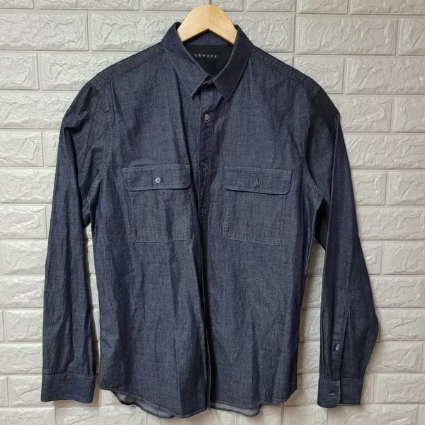 [BUNJANG] Theory Barham Turini Denim Button Shirt / [M/95] 띠어리 BARHAM TURINI 데님 버튼셔츠