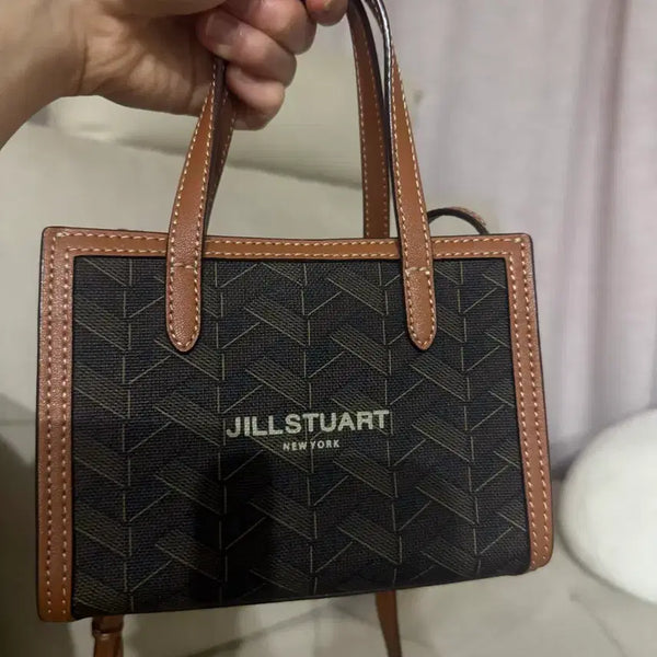 [BUNJANG] JILLSTUART Logo Pattern Mini Crossbody Bag / 질스튜어트 미니백