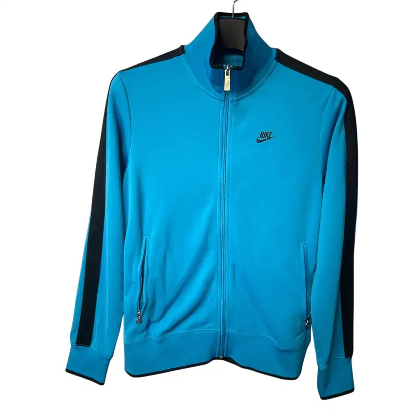 [BUNJANG] Nike Logo Blue Track Top Zip-Up / M 나이키 로고 블루 트랙탑 집업