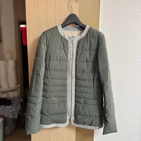 [BUNJANG] PRENDAND Goose Down Tweed Jacket / PRENDAND 구스다운 트위드 자켓(55)정가70만원대