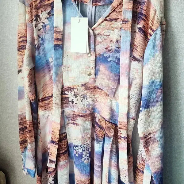 [BUNJANG] Blida Pattern Midi Dress / 블리다 패턴 원피스