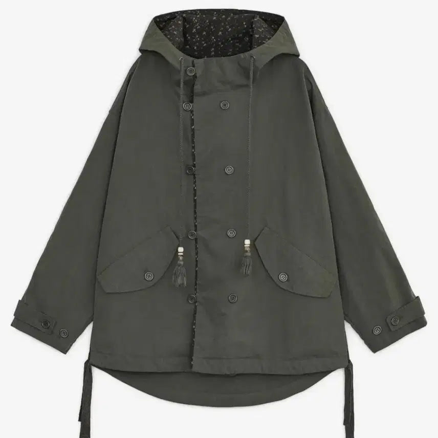 [BUNJANG] Hug Your Skin Washed Field Jacket Khaki / 허그유어스킨 워시드 필드 자켓 야상 카키