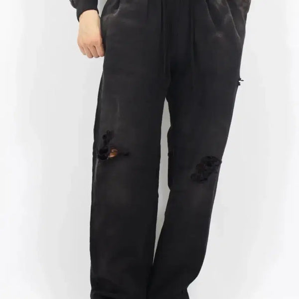 [BUNJANG] KAMIYA Distressed Sweatpants Size M / 카미야 KAMIYA 디스트레스드 스웻팬츠 m사이즈