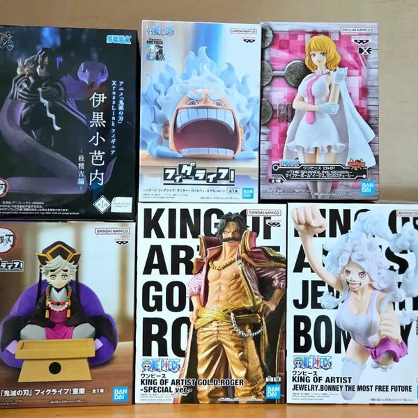 [BUNJANG] Demon Slayer & One Piece 6-Figure Bundle / 귀멸의 칼날 피규어 / 원피스 피규어 6종