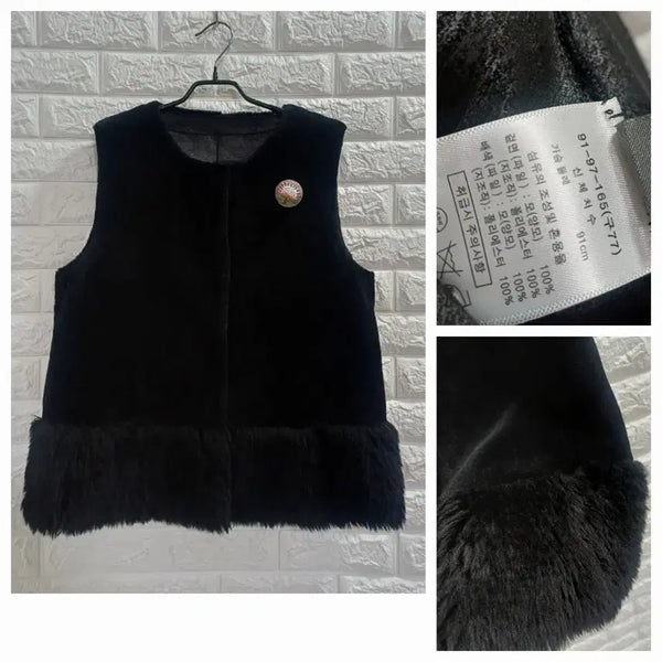 [BUNJANG] Vera Wang 100% Wool Vest / 77 베라왕 양모100%베스트 양모조끼