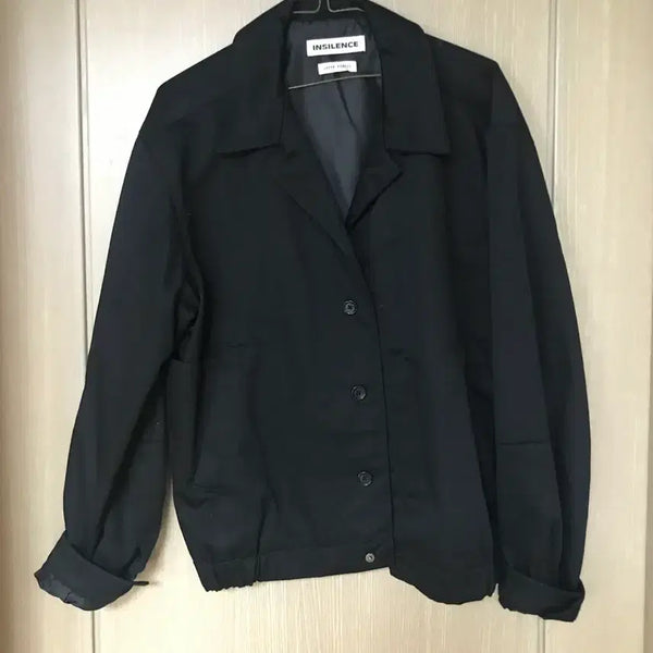 [BUNJANG] INSILENCE Black Blouson Jacket / 인사일런스 JAPAN 블루종 자켓