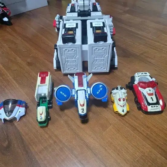 [BUNJANG] DX Decarobo Squad Megazord + The Bazooka Bundle Set / DX 데카로보+스쿼드 메가조드+더 바주카포 일괄판매