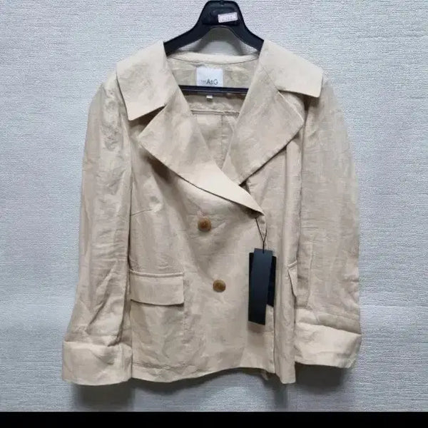 [BUNJANG] AtG Double Breasted Jacket Beige / z349 AtG 더블 버트 자켓
