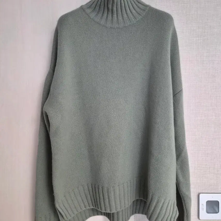 [BUNJANG] Solid Homme Mint Green Knit Pullover / 솔리드옴므 민트그린 니트  풀오버