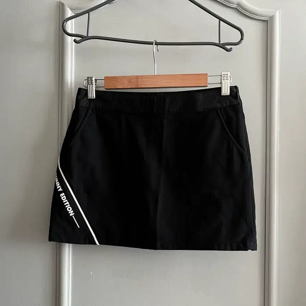 [BUNJANG] Master Bunny Golf Skirt Black / 마스터바니 스커트 67-92 사이즈