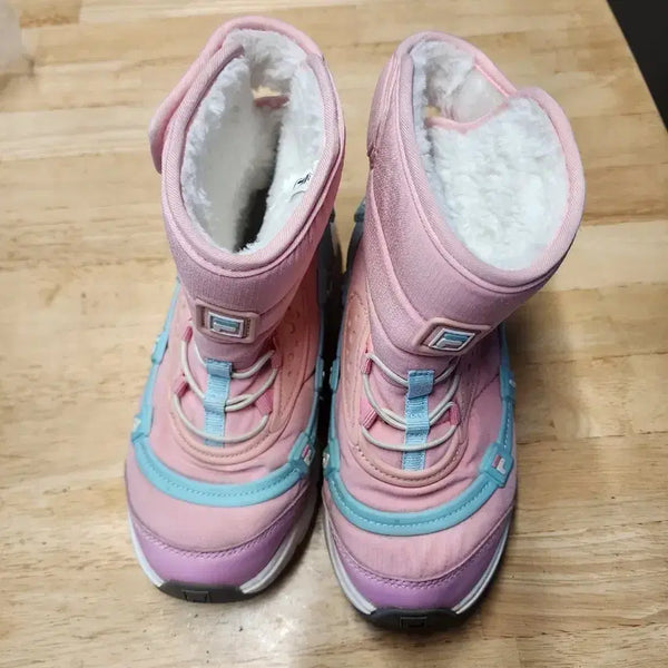 [BUNJANG] Fila Padded Winter Boots 210mm / 휠라 부츠 210mm 방한 털 패딩 필라