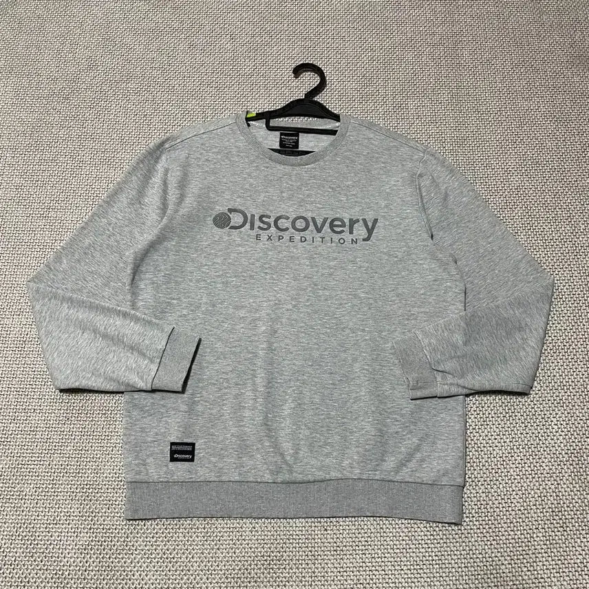 [BUNJANG] Discovery Grey Sweatshirt / L 디스커버리 그레이 맨투맨 A1009