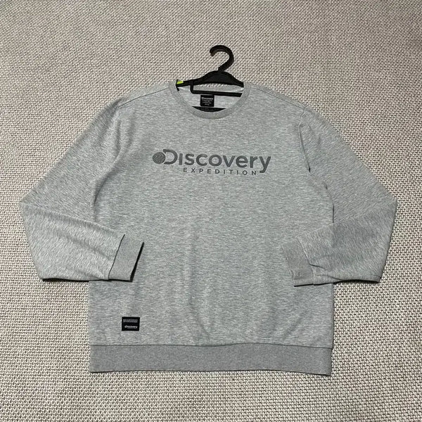 [BUNJANG] Discovery Grey Sweatshirt / L 디스커버리 그레이 맨투맨 A1009