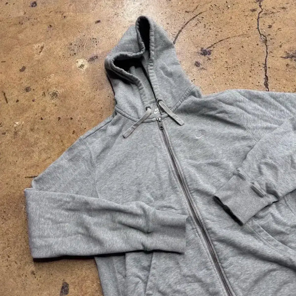 [BUNJANG] Nike Grey Hooded Zip-Up Jacket L / 나이키 후드 집업 그레이