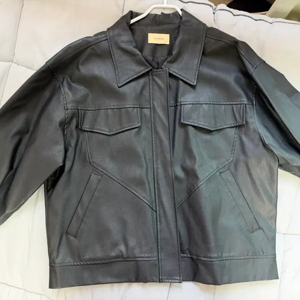 [BUNJANG] Leather Jacket / 가죽자켓