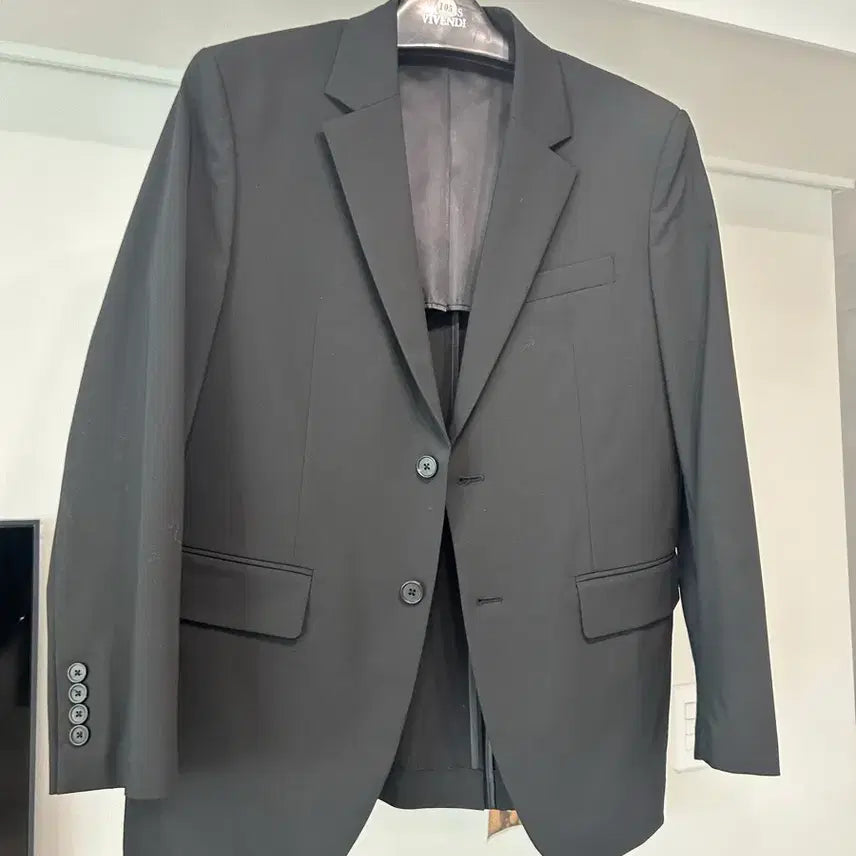 [BUNJANG] COOL STAND Relaxed Basic Blazer Black / L [쿨탠다드] 릴렉스드 베이식 블레이저 [블랙]