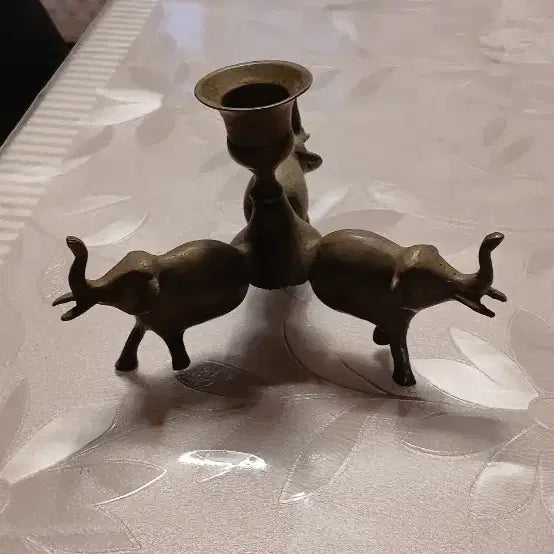 [BUNJANG] Elephant Shaped Candle Holder & Decor / 촛대겸 장식품