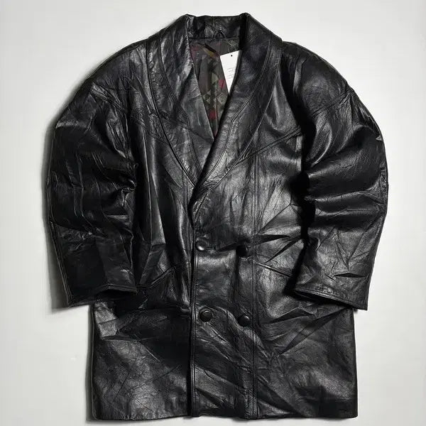[BUNJANG] Selected 00's Japan Lambskin Half Double Jacket / Selected 00's Japan 양가죽 하프더블 자켓 R4529
