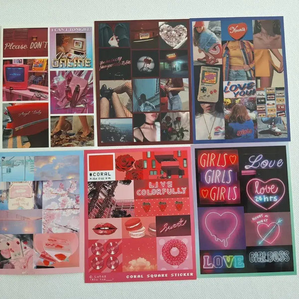 [BUNJANG] Kitsch Deco Sticker Pack - Over 370 Unique Pieces / 키치 다꾸 무중복팩 370장 이상