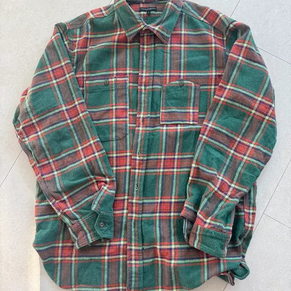 [BUNJANG] Engineered Garments Checkered Shirt L / 엔지니어드가먼츠 체크 셔츠(L)