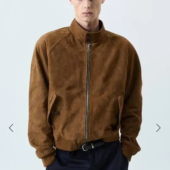 [BUNJANG] Savage Suede Harrington Jacket (M) / [M]세비지 스웨이드 해링턴 자켓