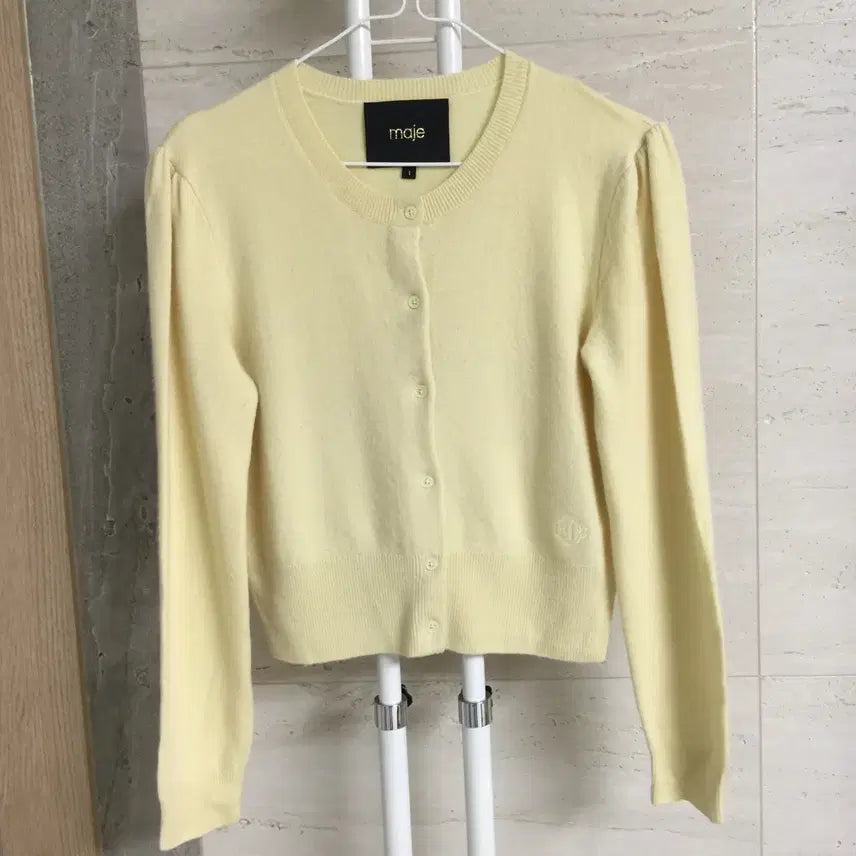 [BUNJANG] Maje Puff Cashmere Cardigan / maje 마쥬 퍼프 캐시미어 가디건 55
