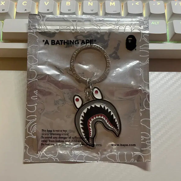 [BUNJANG] BAPE Metal Shark Keyring / [정품] 베이프 메탈 샤크 키링 키체인