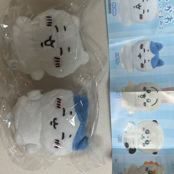 [BUNJANG] Bundle Set Chiikawa Hachiware Old Version Sitting Plush Doll Gacha Figure / 일괄) 먼작귀 구버전 앉은누이 치이카와 하치와레 인형 가챠 피규어