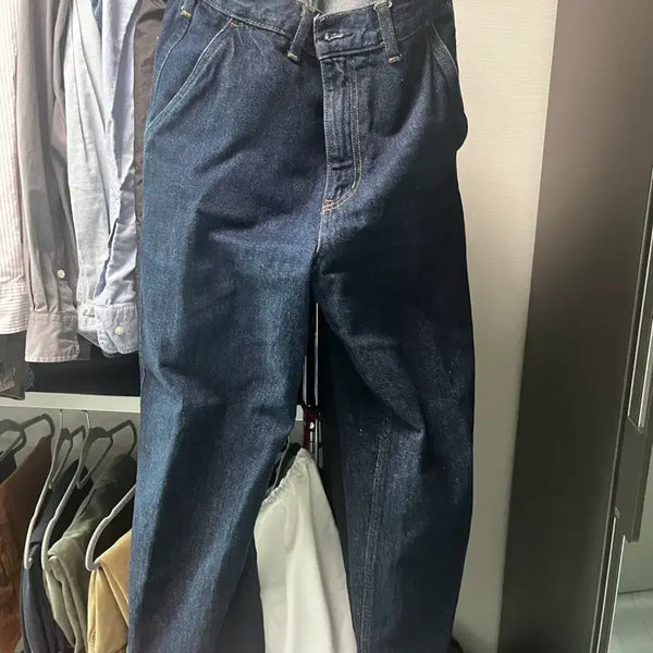 [BUNJANG] Muji Cotton Blend Denim Pants / [L] 무인양품 케이폭 혼방 데님