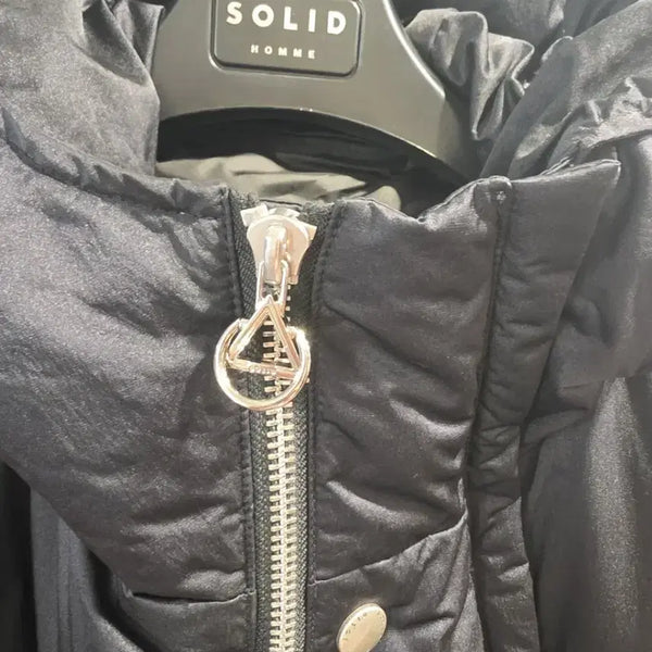 [BUNJANG] Solid Homme Black Padded Jacket / 솔리드옴므 블랙 패딩