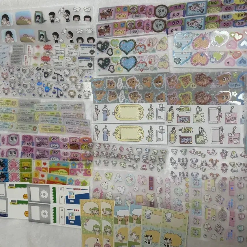 [BUNJANG] Kiss-Cut Sticker Pack Set (30 Patterns) / 키스컷 띵 키스컷 소분 다꾸 키스컷 팩 세트 (5) (15*2 총30패턴)