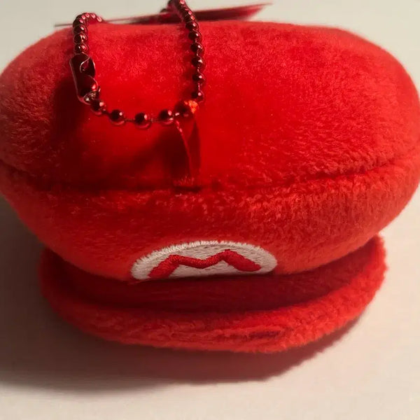 [BUNJANG] Super Mario Red Cap Plush Keychain / [새 상품] 슈퍼마리오 캡 모자 인형 키링 (택 있음)