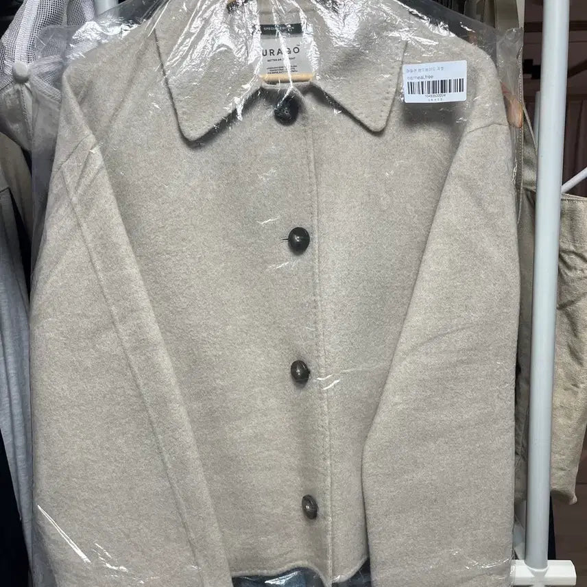 [BUNJANG] URAGO Handmade Wool Blend Jacket Oatmeal / 유라고 핸드메이드자켓 오트밀