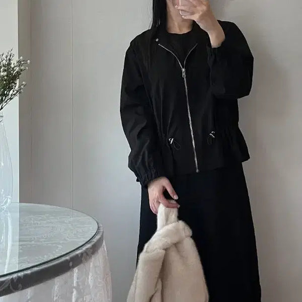 [BUNJANG] Faux Mink Pouch Bag / 인조밍크 봉다리 백